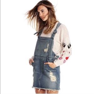 💜SOLD💜 WILDFOX Artist Dungarees Overall Dress