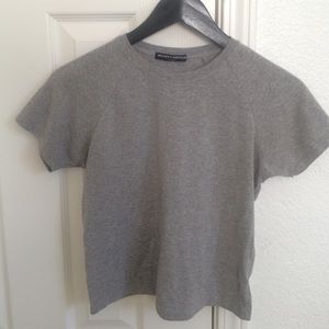 brandy melville gray t shirt
