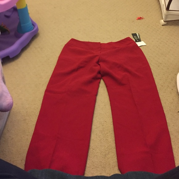 Red trousers