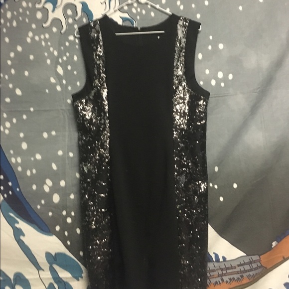 Black cocktail dress