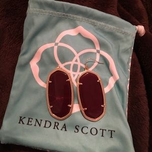 Maroon Danielle Earrings!