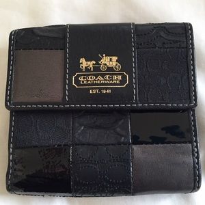 Coach patchwork wallet