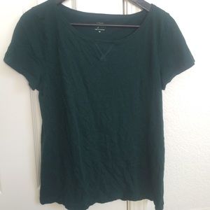 j crew deep turquoise tee