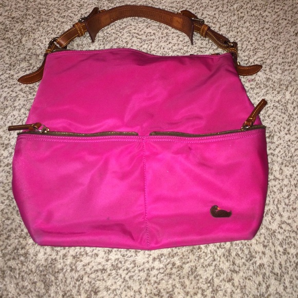 Nylon dooney and bourke bag hot pink