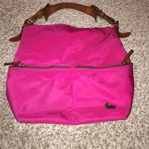 Nylon dooney and bourke bag hot pink