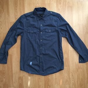 Men's Hurley Button Down Collared Long Sleeve