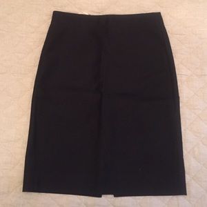 J.Crew Black Pencil Skirt
