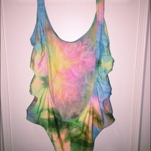 LOLLI SWIM tie-dye one piece