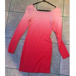 Forever 21 pink ombré dress