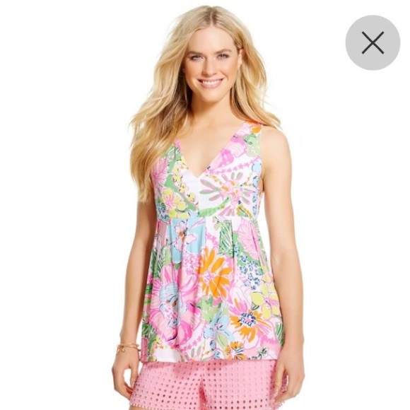 Lilly Pulitzer for Target Tops - Lilly Pulitzer for Target Nosey Posey tank