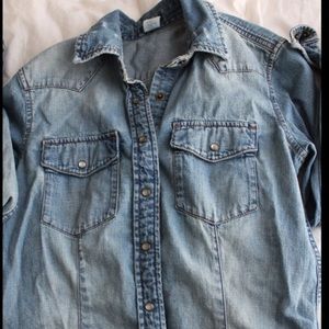 J. Crew Long Sleeve Denim Shirt