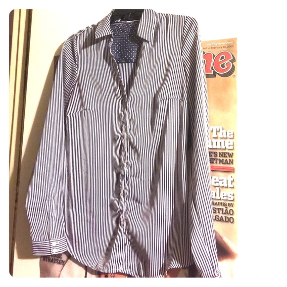 Pinstripe Button Down