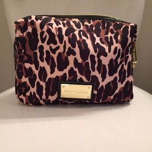 Betsey Johnson Leopard Makeup Bag