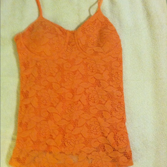 NWOT Candies coral tank top