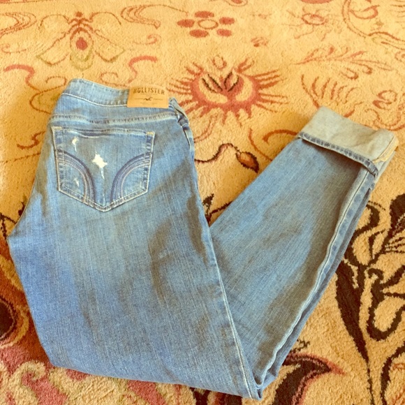 Hollister Denim - Hollister destroyed jeans!