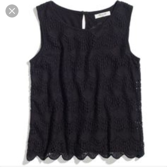 Madewell soft lace tank