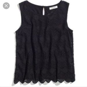 Madewell soft lace tank