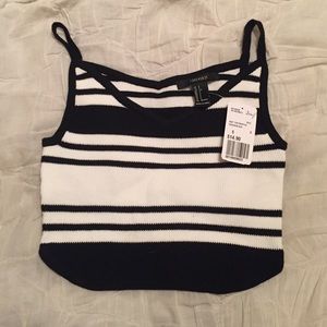 NWT F21 Sweater Tank Crop