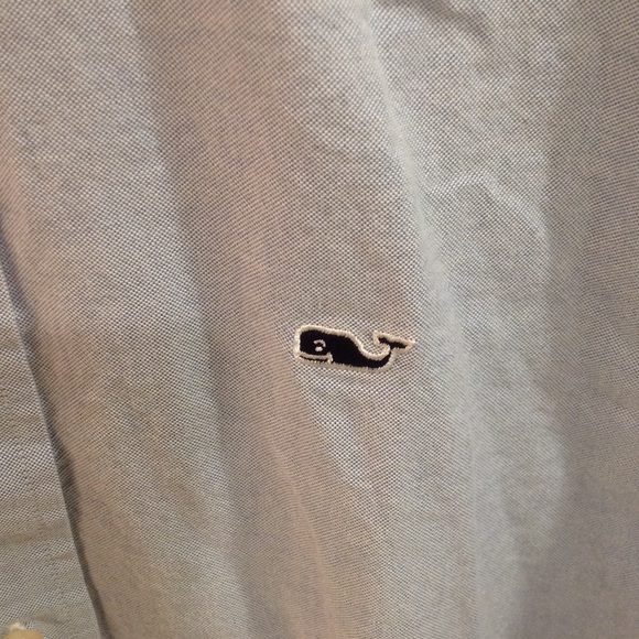Mens Vineyard Vines oxford button down Whale Shirt - Picture 2 of 3