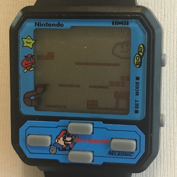 Original Nintendo digital gaming wrist watch.