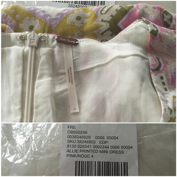 Free People Mod Printed Mini Dress - Picture 4 of 4