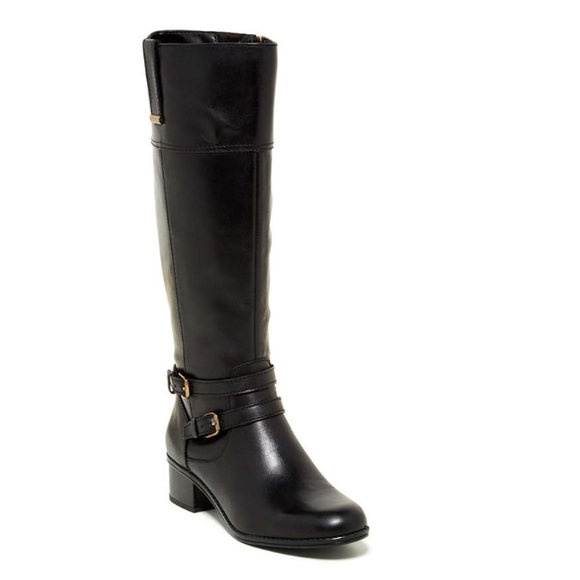 Bandolino Shoes - OFF-SEASON DISCOUNT CARLOTA WIDE CALF LEATHER BOOT