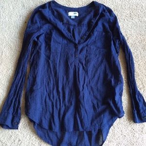💋CLEARANCE!💋 Navy Blue Tunic Blouse
