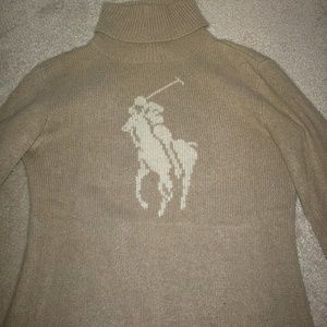 Iconic Ralph Lauren Polo player Cashmere turtlenec