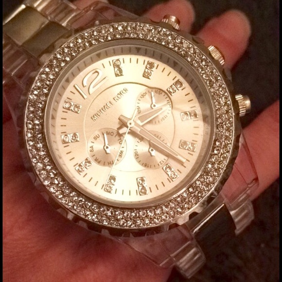Women's Michael Kors Watch with clear band