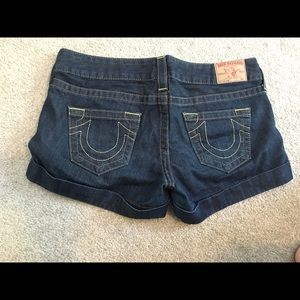 Size 28 - True Religion Jean Shorts