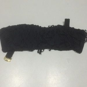 Victoria's Secret strapless fringe bikini top