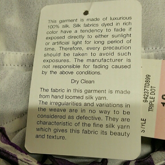 International Concepts silk top NWT - Picture 4 of 4