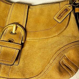 Coach Bags - Coach Medium Suede Soho Hobo Tan Light Brown Coach Bags - Coach Medium Suede Soho Hobo Tan Light Brown