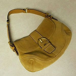 Coach Bags - Coach Medium Suede Soho Hobo Tan Light Brown Coach Bags - Coach Medium Suede Soho Hobo Tan Light Brown