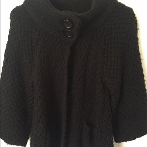 Keep warm this winter with sweater cape!
