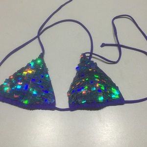 Victoria's Secret embellished bikini top