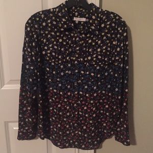 Equipment silk button up shirt