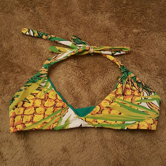 Midori bikinis reversable pineapple top