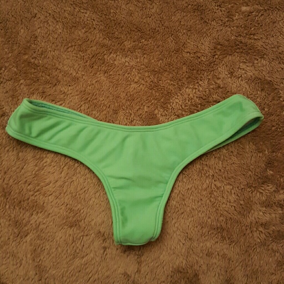 Midori bikinis green whale tale bottom