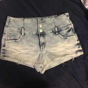 Boho high waisted shorts