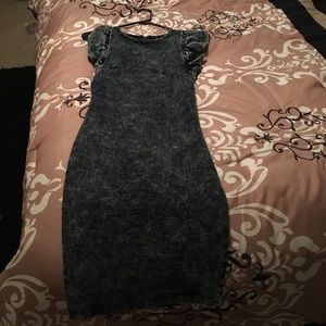 Denim bodyCon dress
