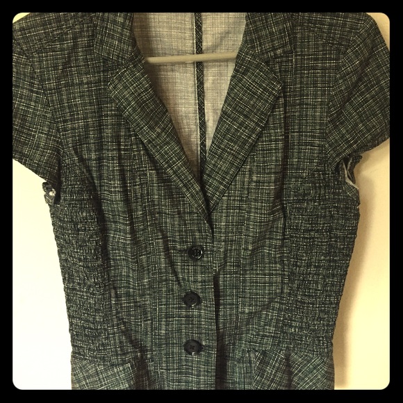 Express blazer in black and white, sz 10