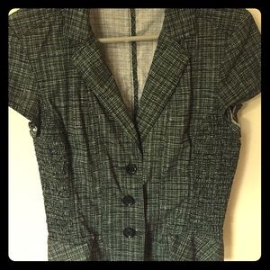 Express blazer in black and white, sz 10