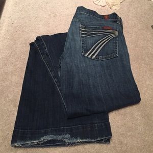 Flared 7 jeans