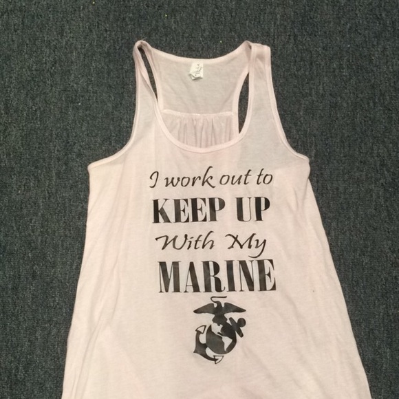 Pink Marine Tank Top