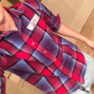 Arizona plaid long sleeve shirt