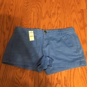 Blue shorts from Express
