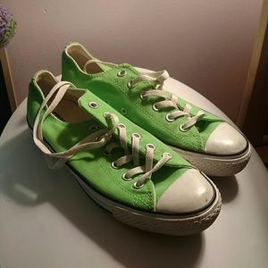 lime green converse all-star
