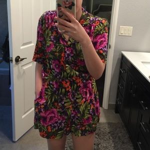 First of a Kind floral romper