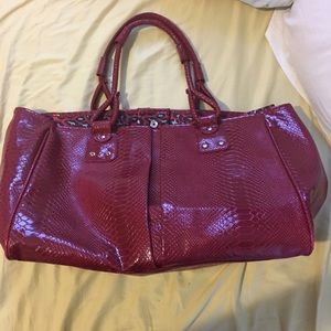 Red Patent Leather Bag